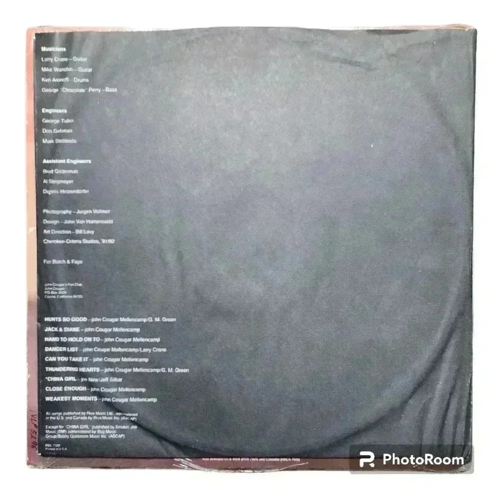 American Fool John Cougar* vinyl album Hauppauge pressing 53 - Picture 4 of 7